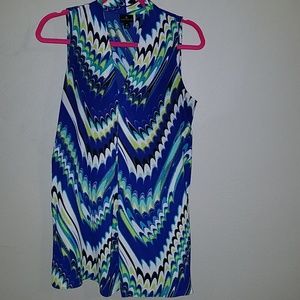 **3 for $20** Worthington sleeveless flowy tunic